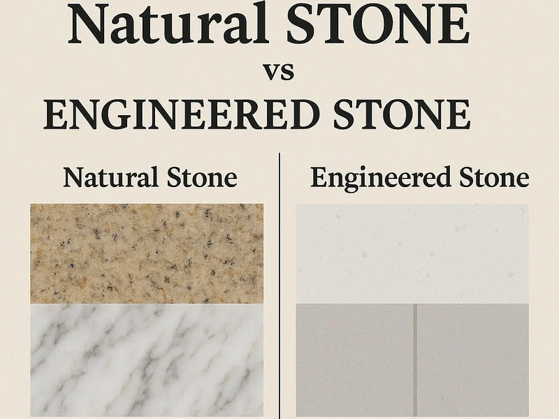 Natural Stone vs Engineered Stone: A Comprehensive Comparison